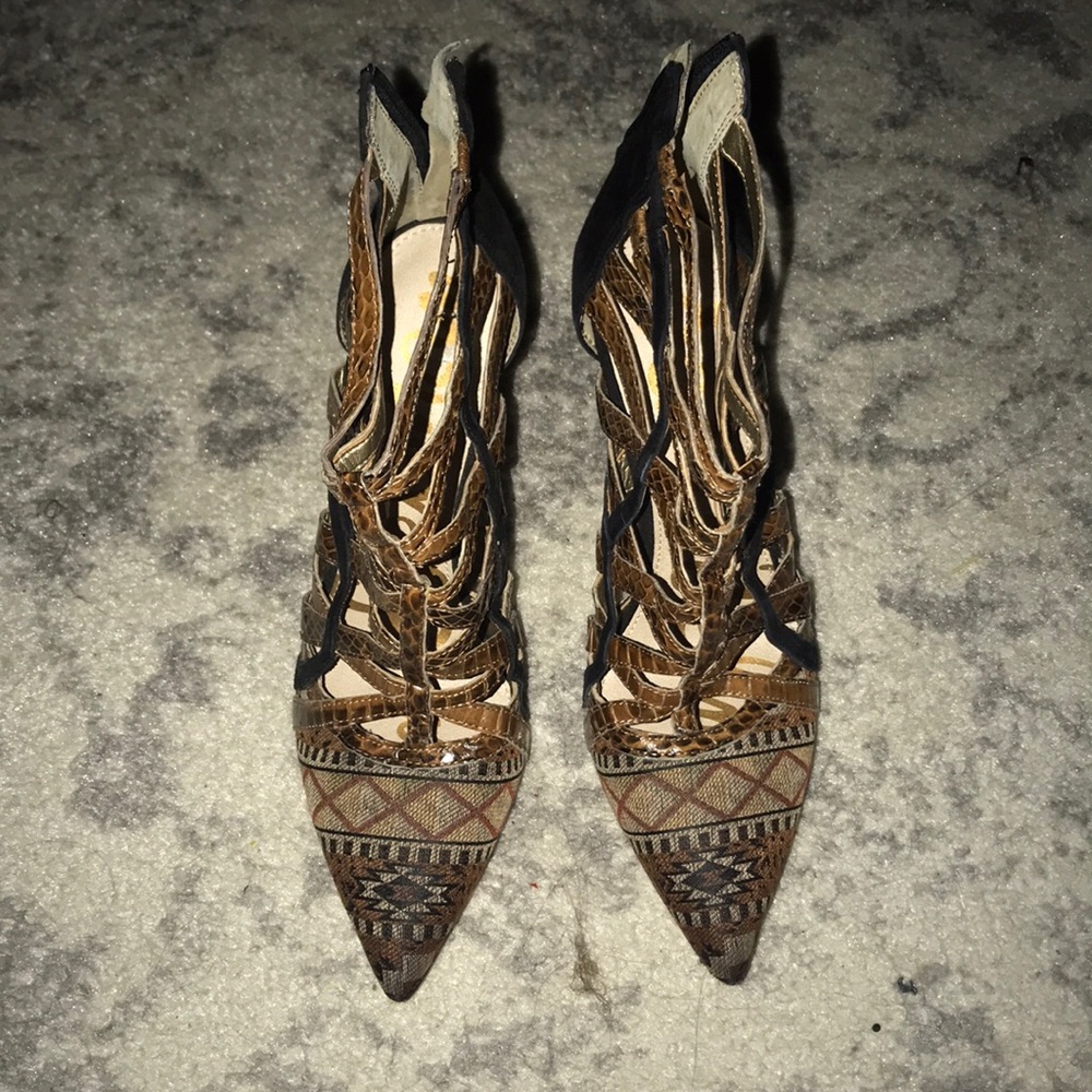 Sam Edelman Sydney Caged Stilettos size 10